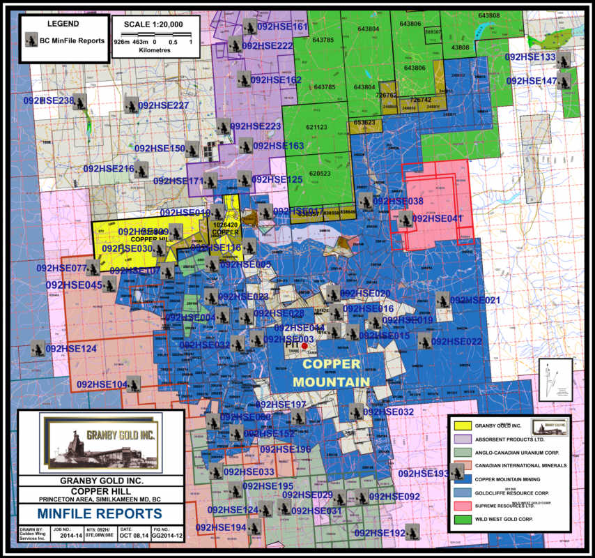 Copper Hill Claims MinFile Reports