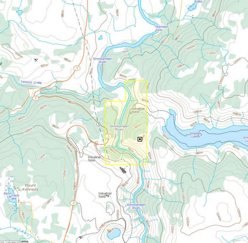 Copper Mountain Area, Copperhill Claims
